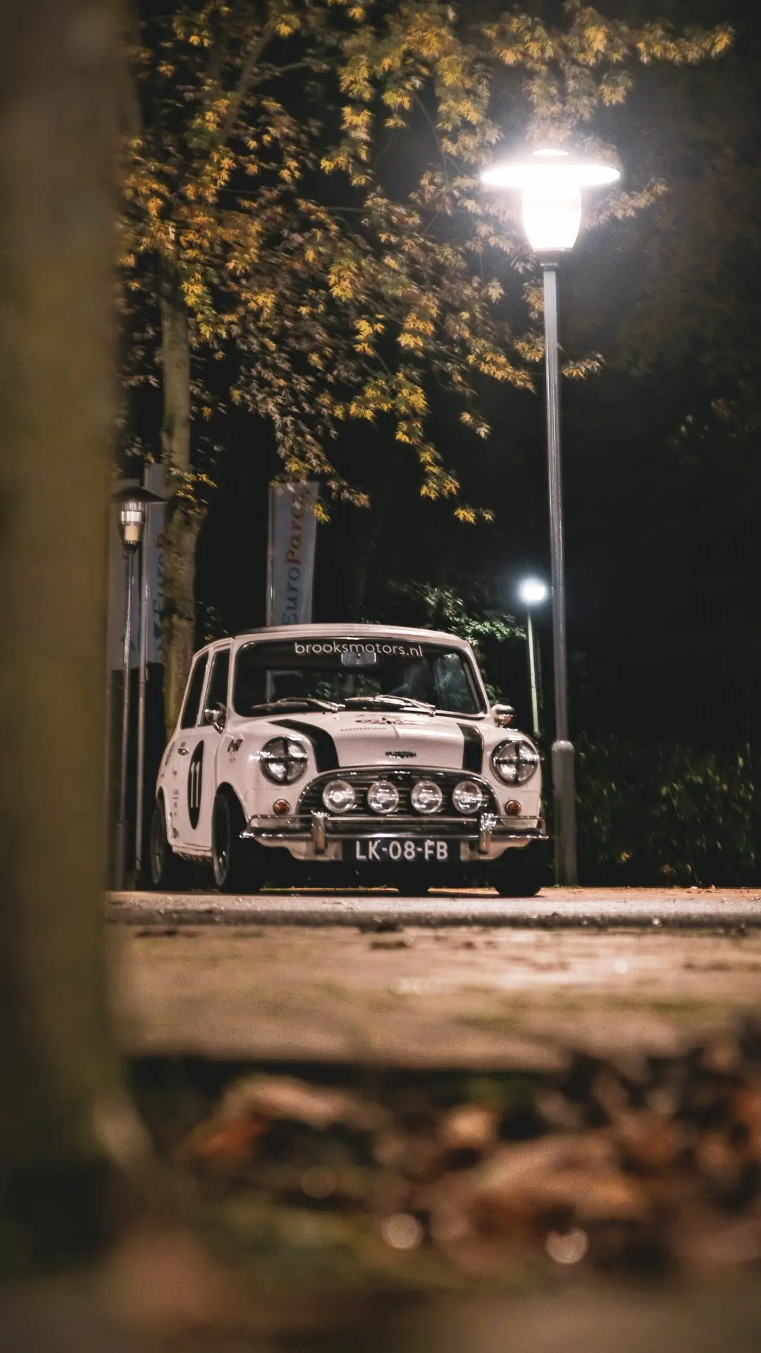 An image of a Mini Cooper 998 Rally with the number plate LK-08-FB