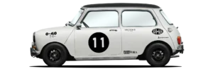 mini cooper mk rally brooks motors drawing picture