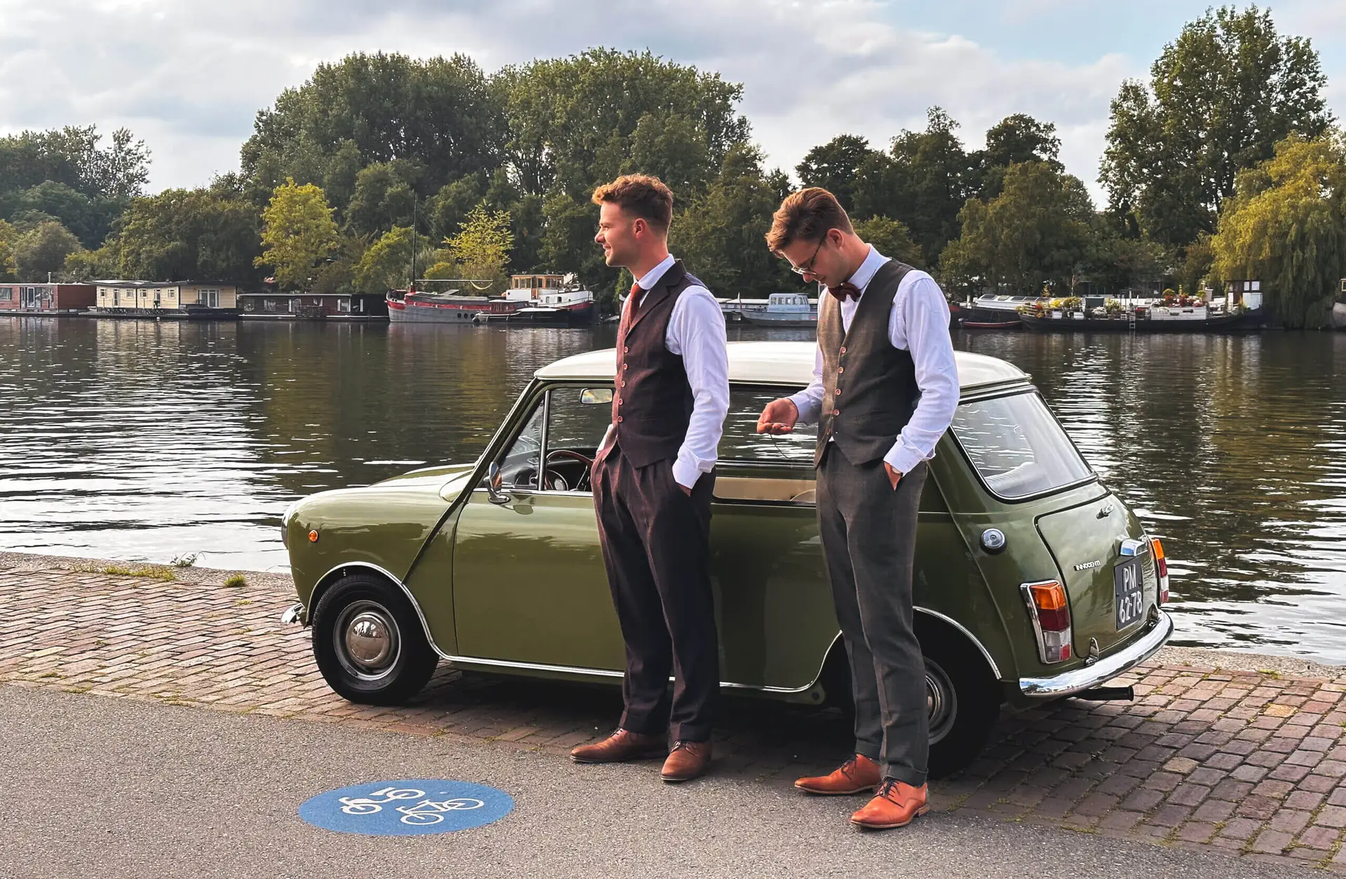 brooks brothers in 3 delig pak bij een mini classic